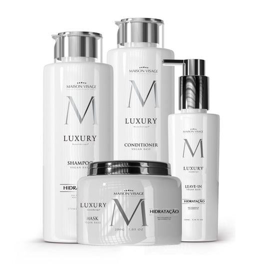 MVC KIT LUXURY SHAMPOO 270ML + CONDICIONADOR 270ML + MASCARA 200G + LEAVE-IN 140ML