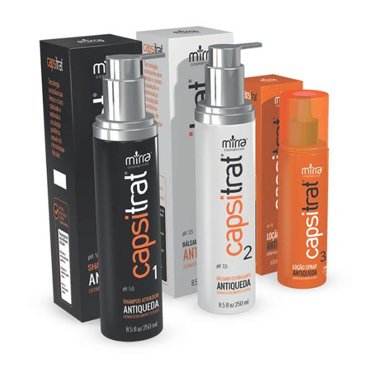 MIRRA KIT CAPSITRAT ANTI QUEDA - SHAMPOO + BALM + LOTION