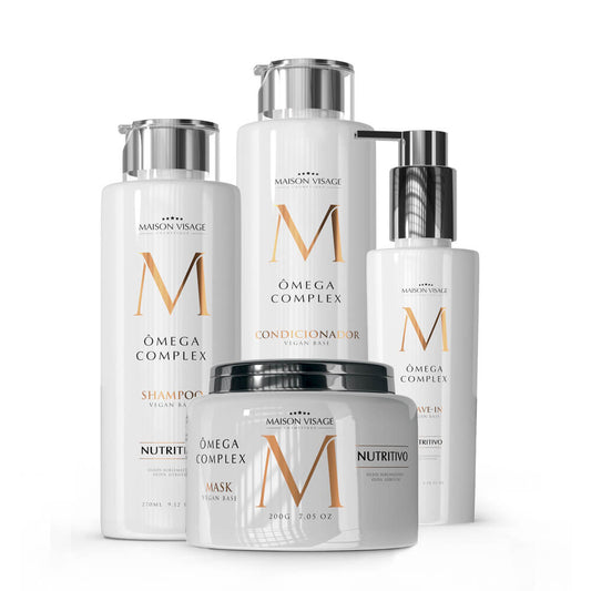 MVC KIT OMEGA COMPLEX SHAMPOO 270ML + CONDICIONADOR 270ML + MASCARA 200G + LEAVE-IN 140ML