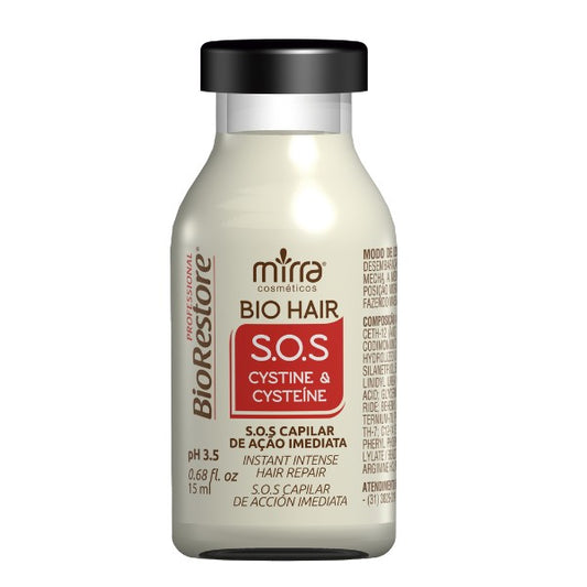 MIRRA SOS CYSTINE CYSTEINE AMPOLA 15M - CAIXA COM 10 UNIDADES