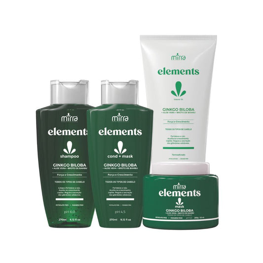 MIRRA KIT GINKGO BILOBA SHAMPOO 270ML + CONDITIONER 270ML + MASC 250G + LEAVE-IN 180G